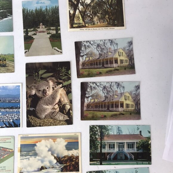 Lot 26 Vintage Postcards: Southern States- New Orleans, LA, CA, TX, HI, etc. - Picture 4 of 9